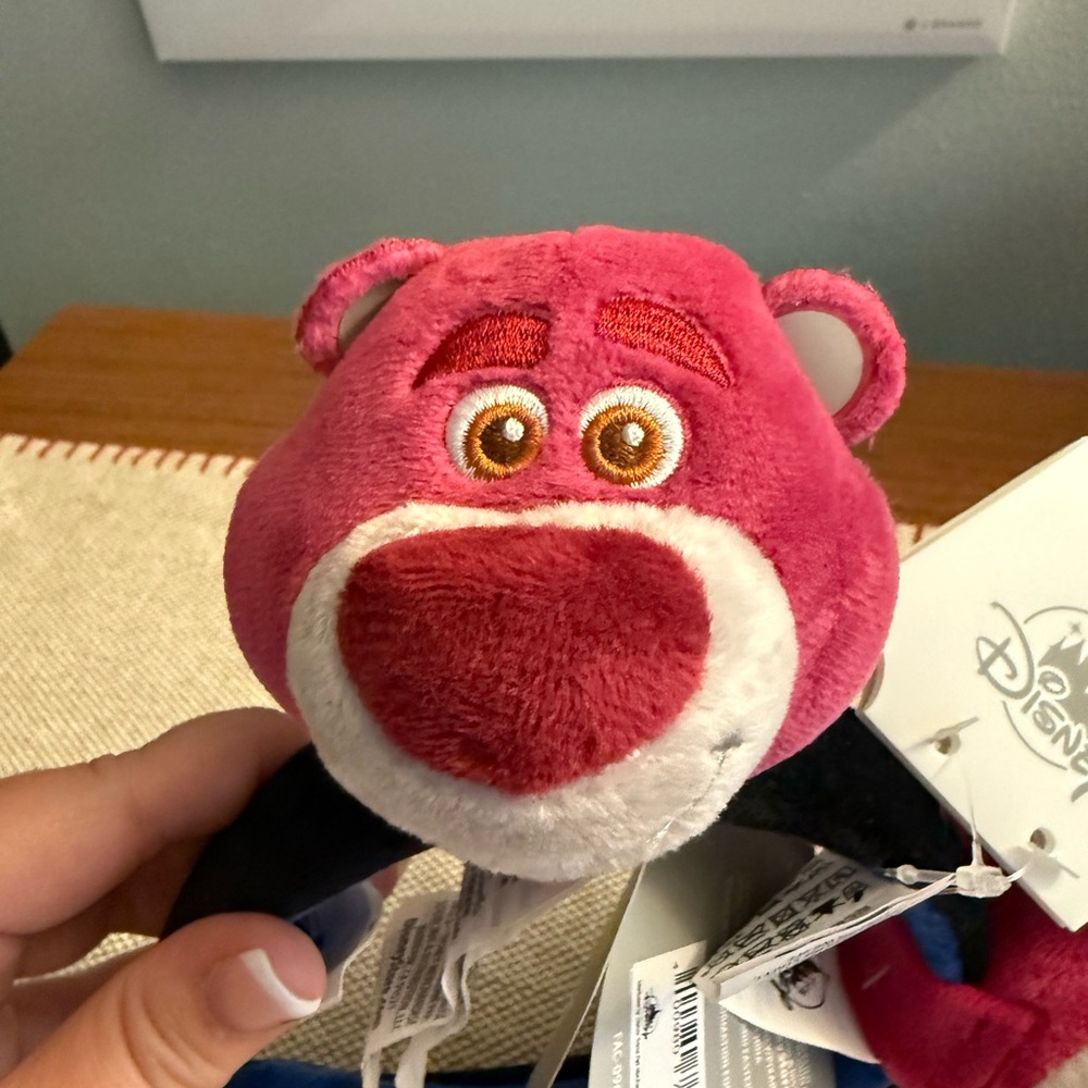 Toy Story Lotso Bear Disney Plush Mickey Ears Headband NWT - Picture 2 of 5